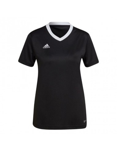 Adidas Entrada 22 Î“Ï…Î½Î±Î¹ÎºÎµÎ¯Î¿ Î‘Î¸Î»Î·Ï„Î¹ÎºÏŒ T-shirt Fast Drying Î¼Îµ V Î›Î±Î¹Î¼ÏŒÎºÎ¿ÏˆÎ· ÎœÎ±ÏÏÎ¿ H57572